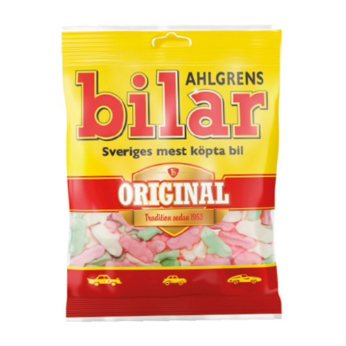 Cloetta Ahlgrens Bilar Original 125 g × 36 Bags