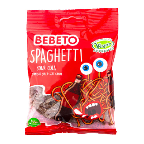 GSD Bebeto Spaghetti Cola 70 g × 12 Bags