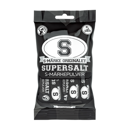 Candy People S-Märke Super Salty Powder 20 × 100g