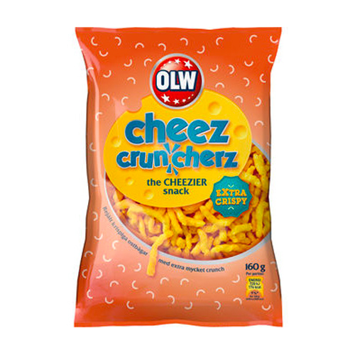 OLW Cheez Cruncherz 28 × 160g