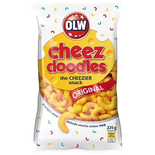 OLW Cheez Doodles 15 × 225g