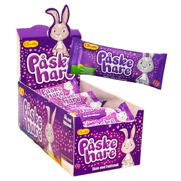 Cloetta Easter Bunny Flowpacked 22 g / 0.8 oz x 30 Bags