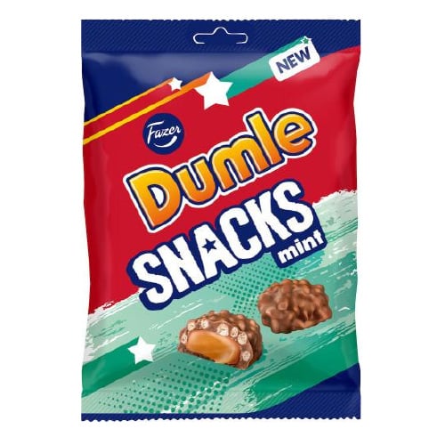 Fazer Dumle Snacks Mint 20 × 160g