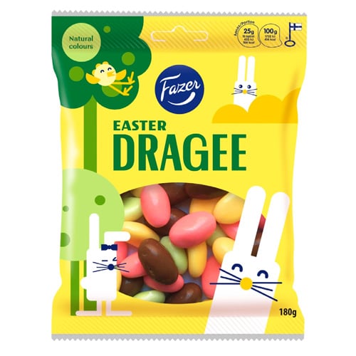 Fazer Easter Egg Dragée 180 g × 18 Bags