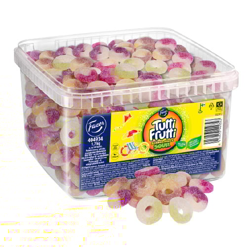 Fazer Tutti Frutti Summer Rings Sour 1,70 kg