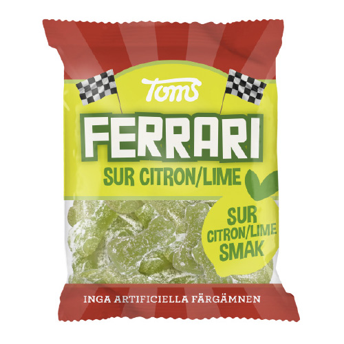 Toms Ferrari Sour Lemon/Lime 120 g × 30 Bags