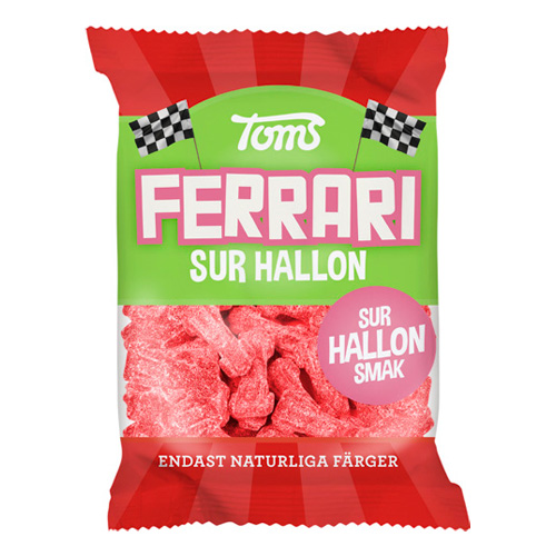 Toms Ferrari Sour Raspberry 120 g × 30 Bags