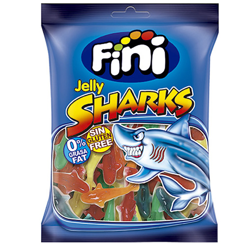 Candinavia Fini Fruit Sharks 75 g × 12 Bags
