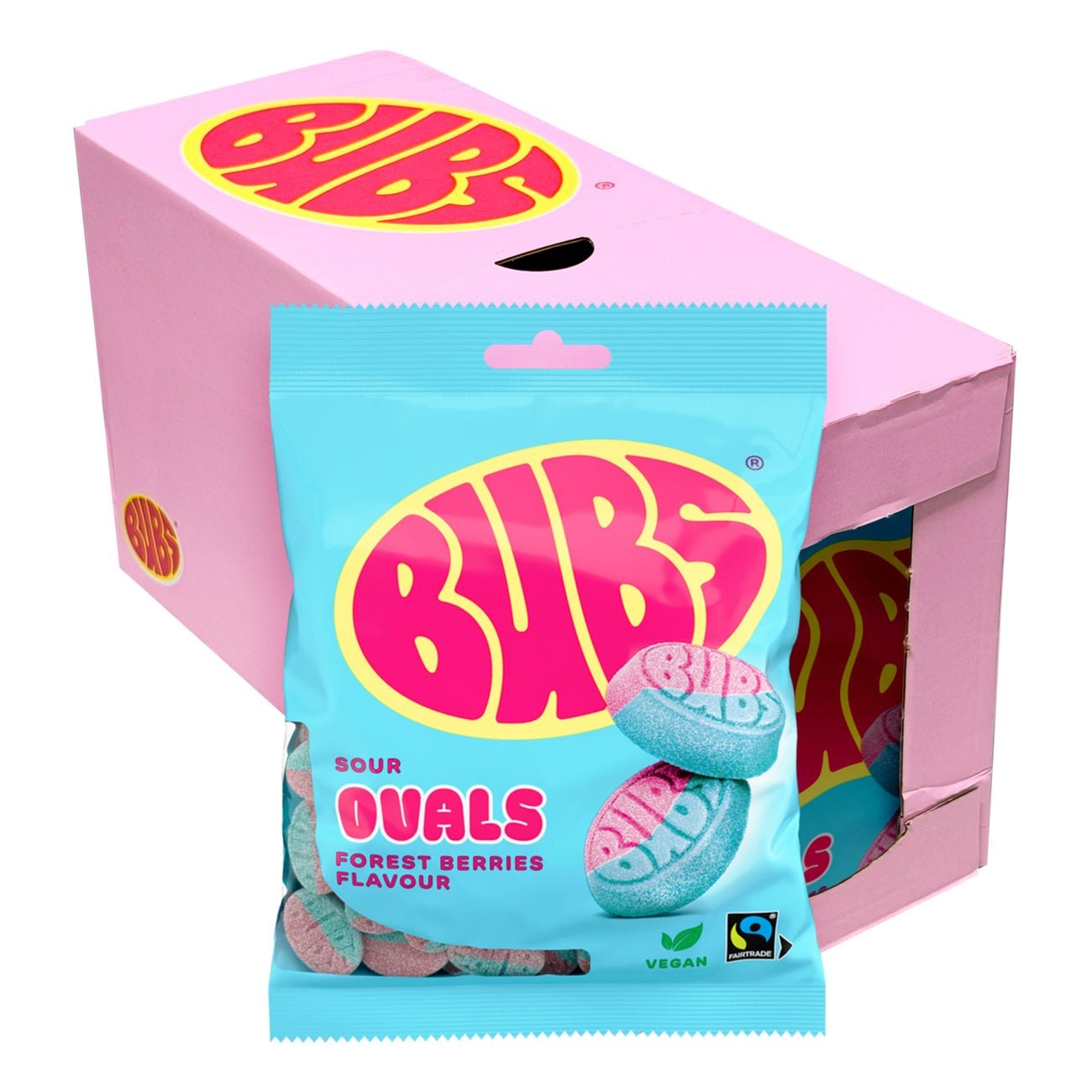 Bubs Forest Berries Ovals 90 g × 12 Bags