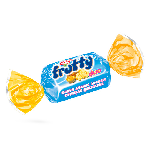 Jellioo Frutty Duo Twist Melon/Pineapple 1,00 kg