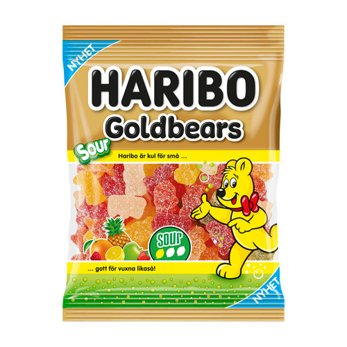 Haribo Goldbear Sour 70 g × 24 Bags