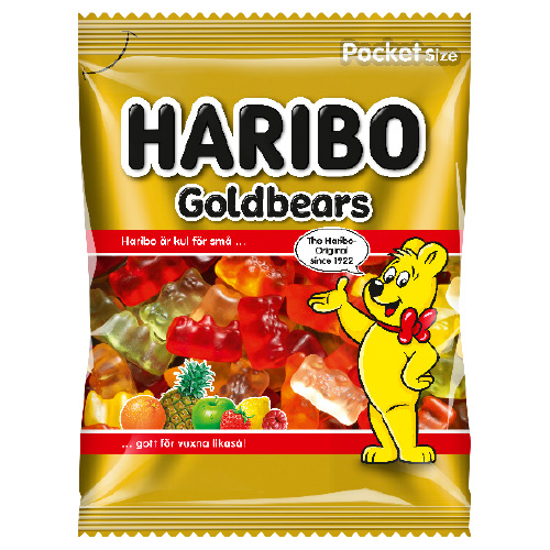 Haribo Goldbears 80 g × 24 Bags