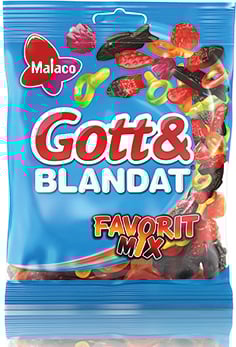 Cloetta Gott & Blandat Favorite Mix 140 g (4.9 oz) × 36 Bags