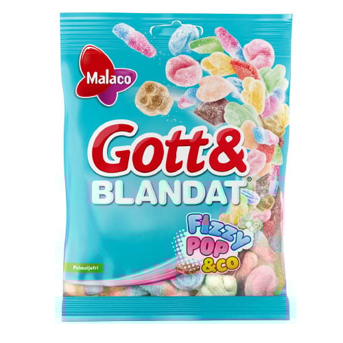 Cloetta Gott & Blandat Fizzy 130 g × 36 Bags