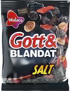 Cloetta Gott & Blandat Salt 150 g (5.3 oz) × 36 Bags