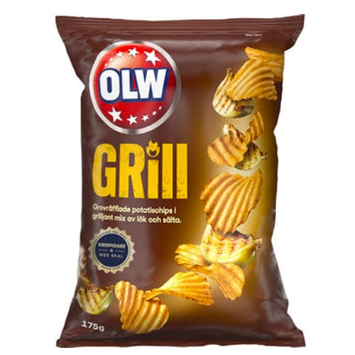 OLW Grill Chips 21 × 175g