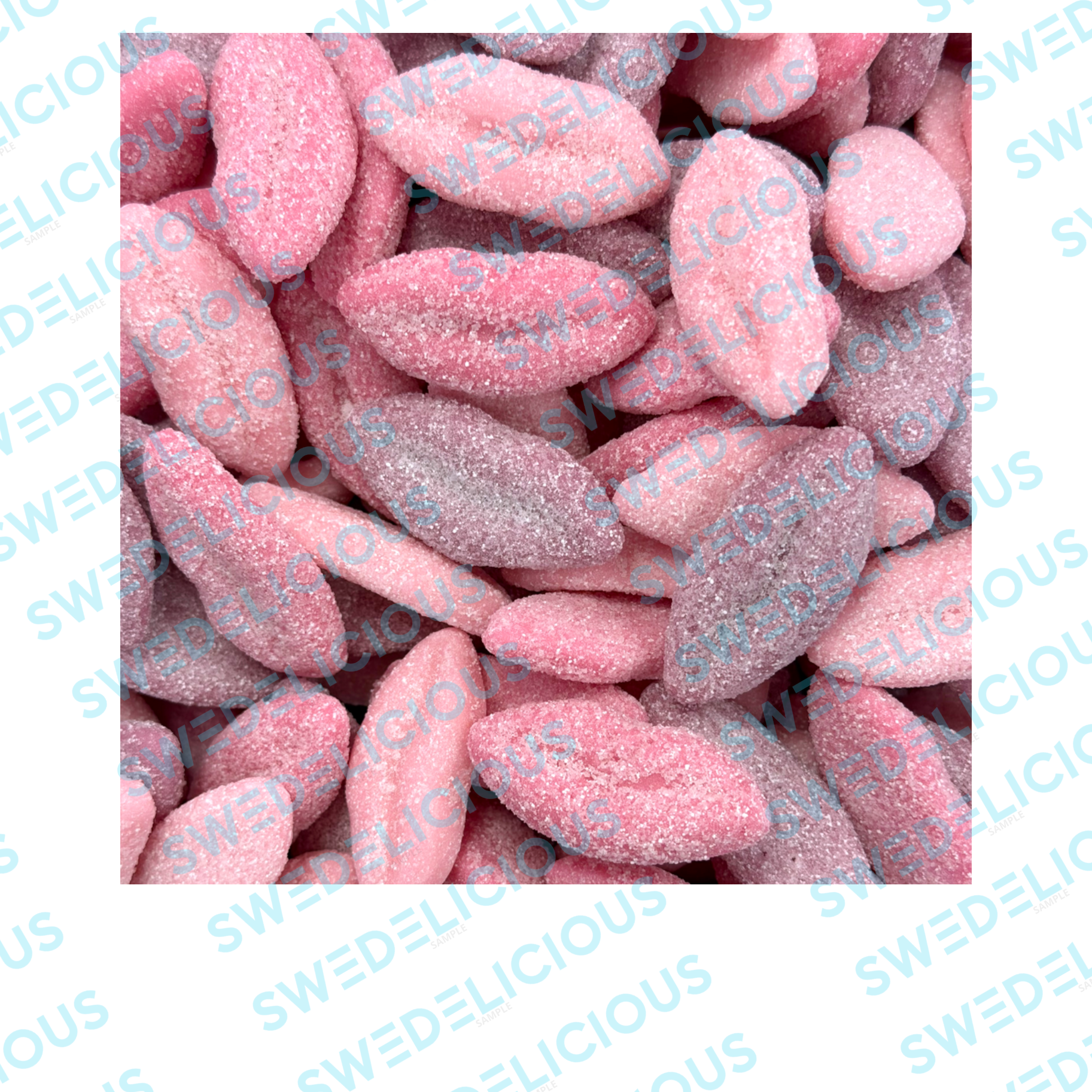 GSD Sour Berry Foam Lips Vegan - Swedish Marshmallow Pick And Mix 2.0kg