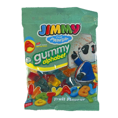 Jellioo Jimmy Alphabet 80 g × 12 Bags