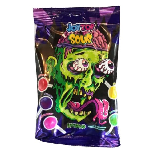 Jellioo Joytop Sour Lollipop Monster 88 g × 24 Bags
