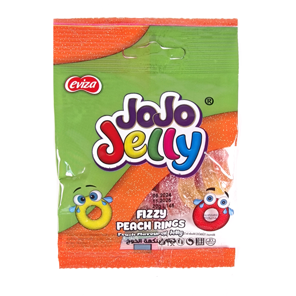 Jellioo Jelly Fizzy Peach Ring 3,40 kg