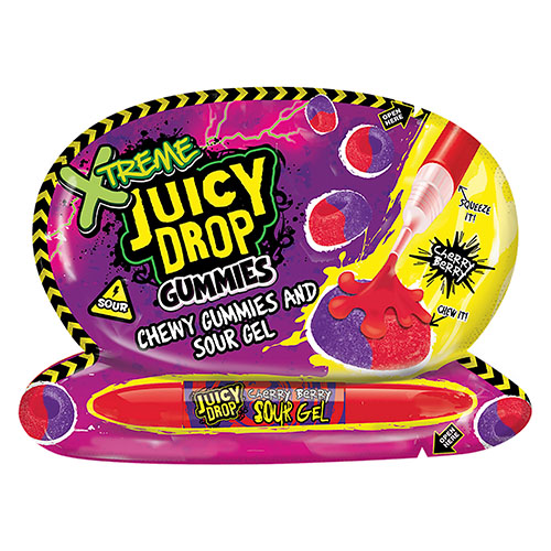 GSD Juicy Drop Gummies Extreme Sour 57 g × 12 Bags