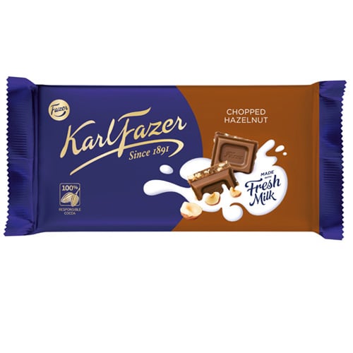 Fazer Karl Fazer Chopped Hazelnuts 16 × 145g