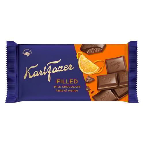 Fazer Karl Fazer Filled Orange 20 × 121g