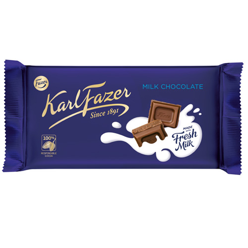 Fazer Karl Fazer Milk Chocolate 16 × 145g