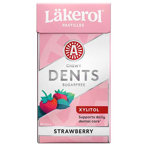Läkerol Dents Strawberry Mint 24 × 0g