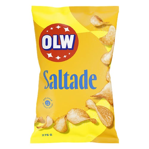 OLW Lightly Salted Chips 18 × 175g