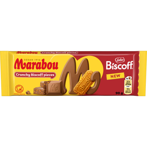 Marabou Biscoff Crunchy Pieces 90g x 24