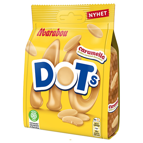 Marabou Dot's Karamello 120 g × 10 Bags
