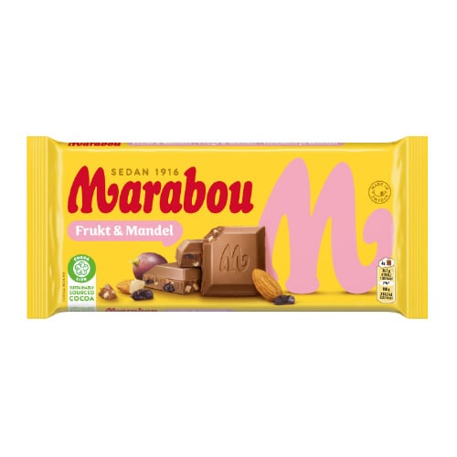 Marabou Fruit & Almond 15 × 200g