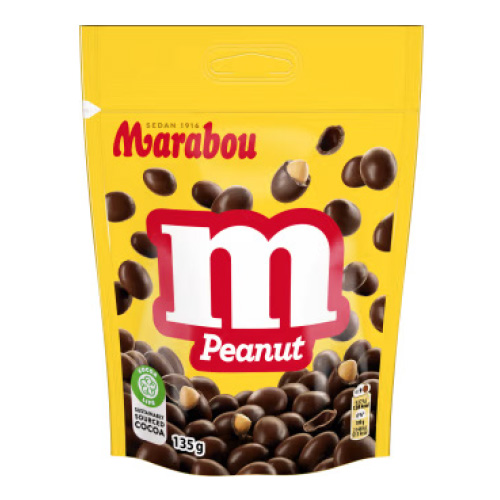 Marabou M Peanut 135 g × 15 Bags
