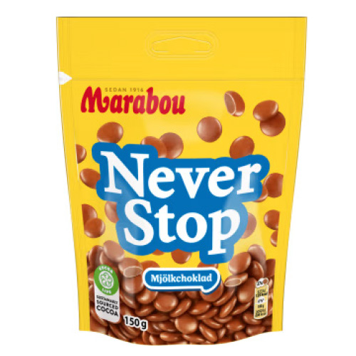 Marabou Never Stop 150 g (5.3 oz) × 15 Bags
