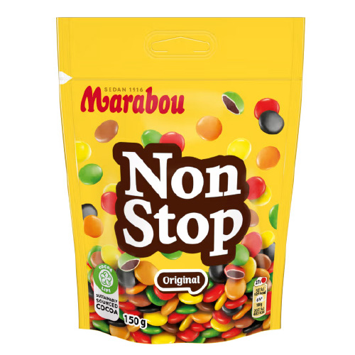 Marabou Non Stop 150 g (5.3 oz) × 15 Bags