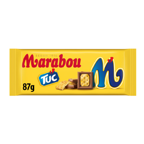 Marabou Tuc Milk Chocolate Salty Biscuit 18 × 87g
