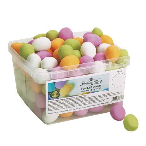 Toms Marzipan Egg Jar 120 × 100g