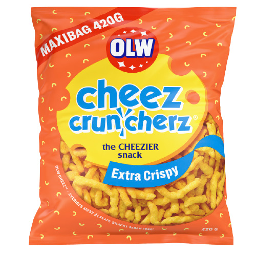 OLW Maxibag Cheez Cruncherz 12 × 420g