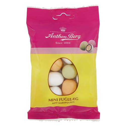 Toms Minimarzipan Eggs 80 g × 28 Bags