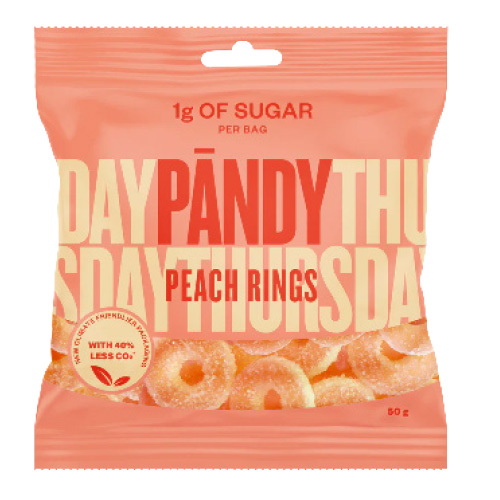 PÄNDY Peach Rings 50 g × 14 Bags