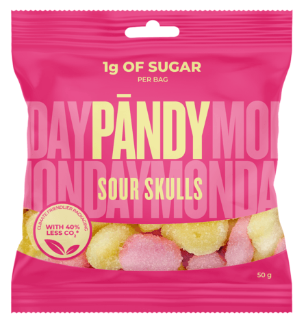 PÄNDY Sour Skulls 50 g × 14 Bags