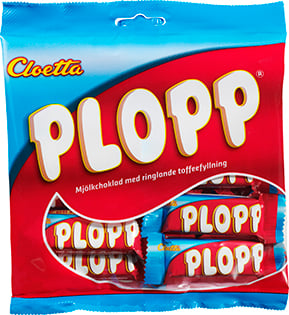 Cloetta Plopp Mini 158 g × 18 Bags