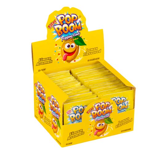 Candit Pop Boom Lemon 50 × 5g