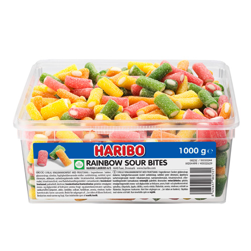 Haribo Rainbow Sour Bites 1.00 kg