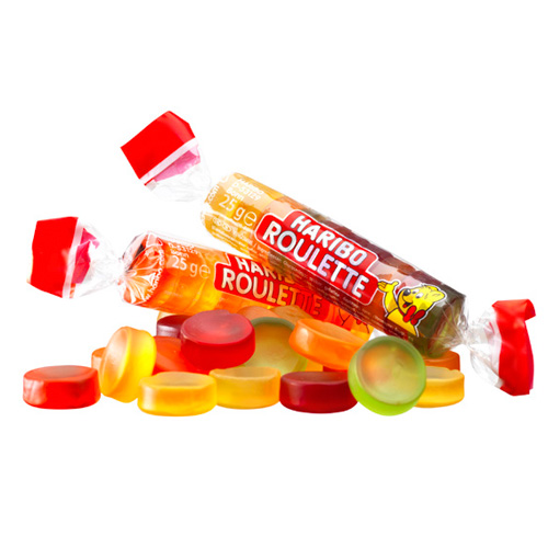 Haribo Roulette Fruit Pesetos 1,25 kg