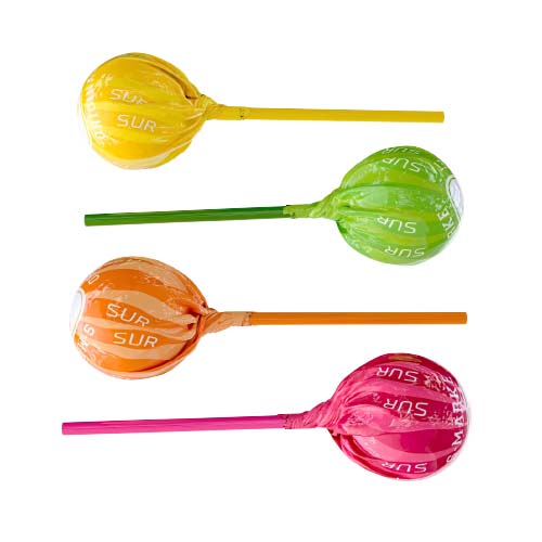 Candy People S-MÄRKE Sour Lollipops 2,00 kg