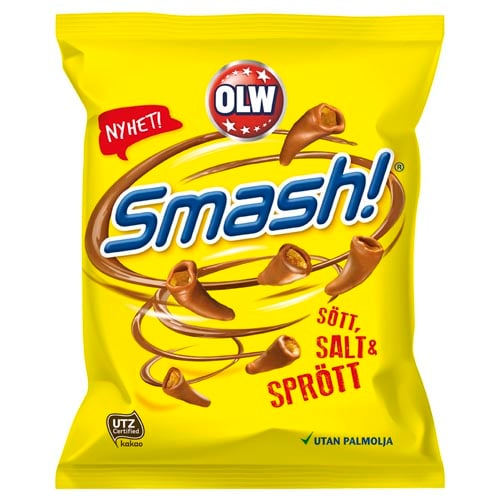 OLW Smash! Chocolate Snacks 100g