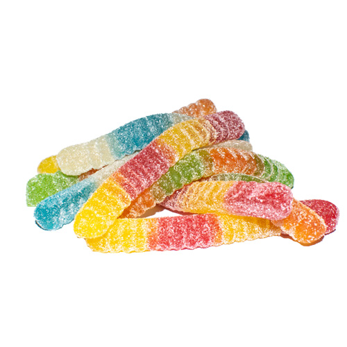 Jellioo Sour Fruit Worm Jelly 1,00 kg