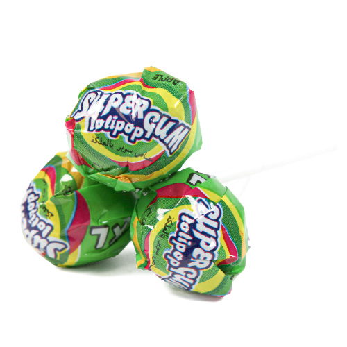 Jellioo Super Gum Lollipop Green Apple 0,95 kg